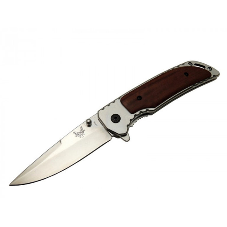 Benchmade Klipsli Ahşap Düz Çakı - DA56 - Görsel 1