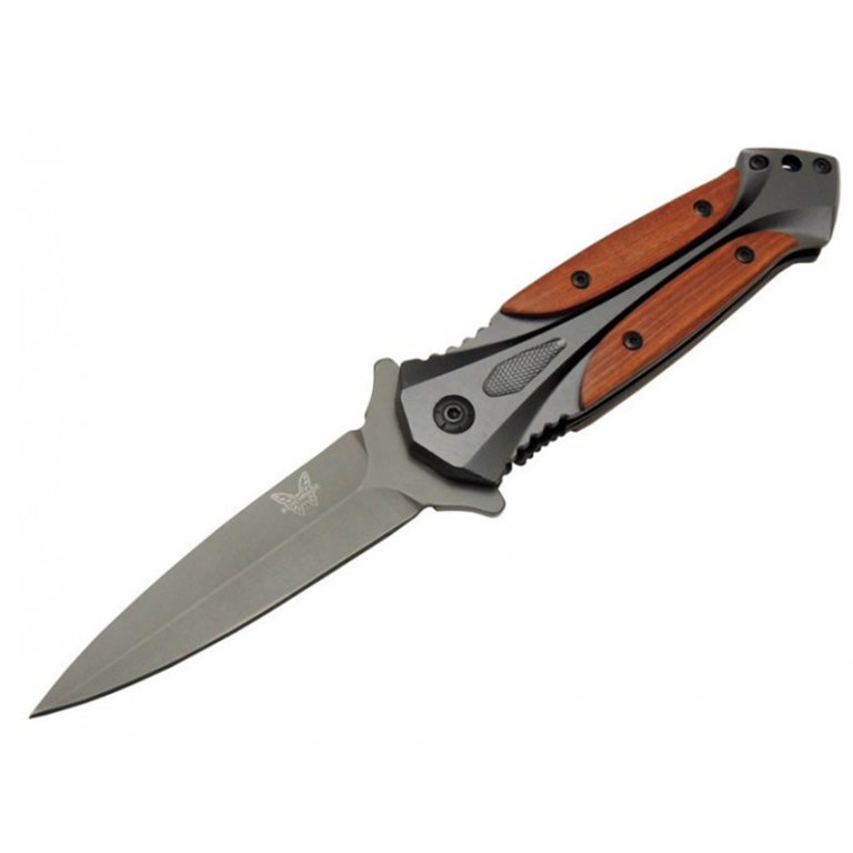 Benchmade Klipsli Ahşap Sivri Çakı - DA27 - Görsel 1