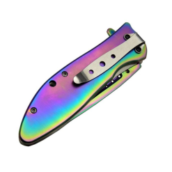 Alternative view of Benchmade Çakı Rainbow Gökkuşağı Sedefli Klipsli Metal Çakı