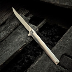 Browning Çakı Beyfendi Çakısı M390 Metal İçten Kilitli Kemer Klipsli Kamp Outdoor Çakı Gri - MM3