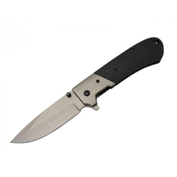 Browning G10 Ahşap Çakı Klipsli İşlemeli Çakı - A336