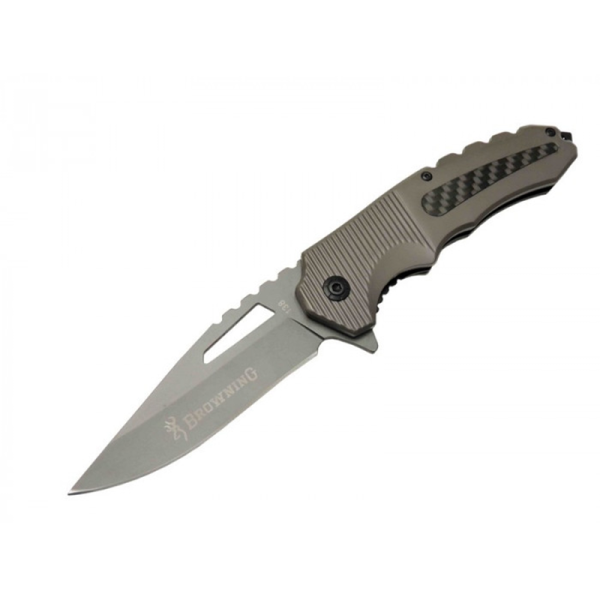 Browning Titanyum Çakı Klipsli İşlemeli Çakı - 138