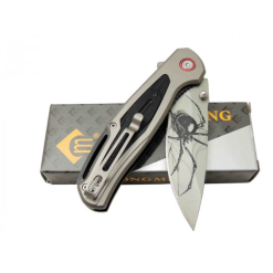 Alternative view of Chongming Çakı Örümcek İşlemeli Desenli Örümcek Çakı - CM123