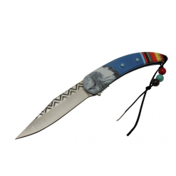 Kızılderili Çakı Apache Çakı İndia Mavi Renk - MCA046