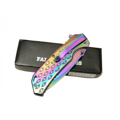 Alternative view of Lanmark Rainbow Gökkuşağı Renkli Metal Çakı Tanto Çakı - 412