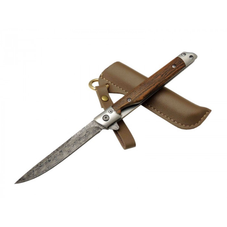 Beyfendi Çakısı M390 Damascus Desenli Beyfendi Çakısı Kılıflı - Görsel 2