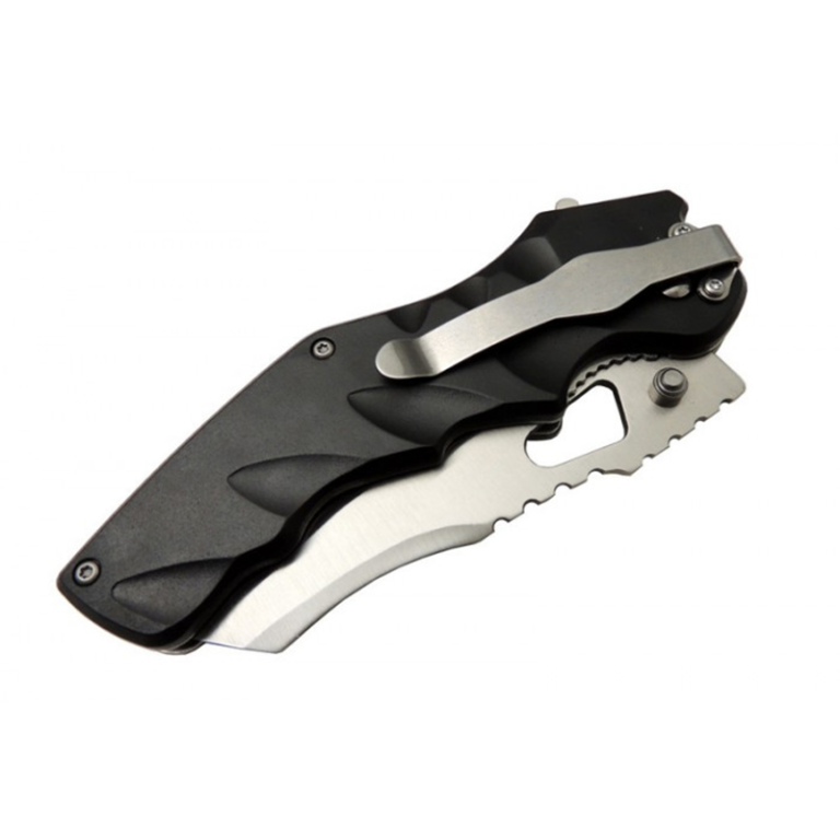 Mtech Argus Çakı İçten Kilitli Testereli Kırmızı Örümcek Desenli Çakı - 22 cm - Görsel 2