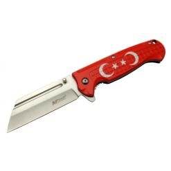 Mtech Tanto Model İçten Kilitli Türk Bayrak Desenli Çakı - 21 cm
