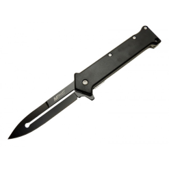 Mtech  İçten Kilitli Siyah Renk Kemer Klipsli Bas Çek Çakı