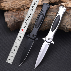 Sibirya Çakı Armadillo Çakı Kamp Çakısı Outdoor Çakı Metal Çakı Gümüş Siyah Çakı - S2212