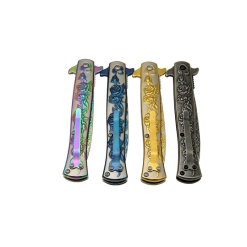 Alternative view of Tac Force Ti-Lite Gül Gravür Desenli Rainbow Görünümlü Çakı Gökkuşağı Renk