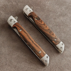 Beyfendi Çakısı M390 Damascus Desenli Beyfendi Çakısı Kılıflı - Görsel 8