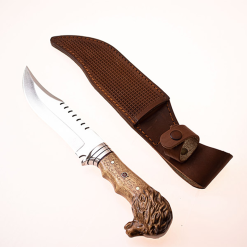 Alternative view of Aslan Başlı Av Bıçağı Tırtıklı Model