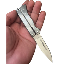 Benchmade Katlanan Kelebek Çakı Metalik