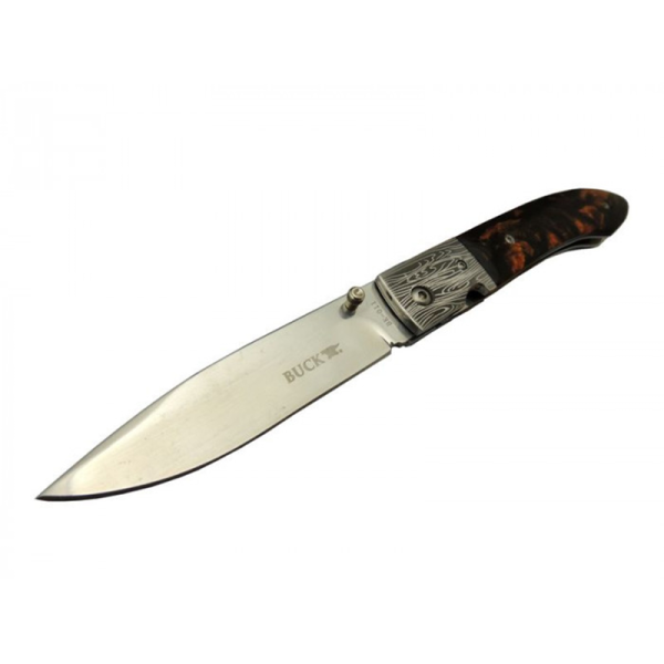 Buck Çakı Cep Çakısı Kahve Desenli - BK011