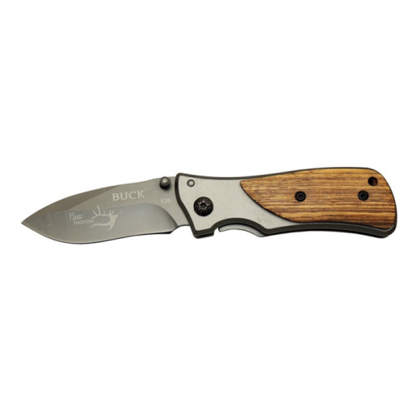 Buck Mini Çakı Ahşap Cep Çakısı - X35
