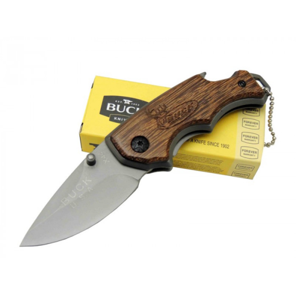 Buck Mini Çakı Ahşap Cep Çakısı - X44