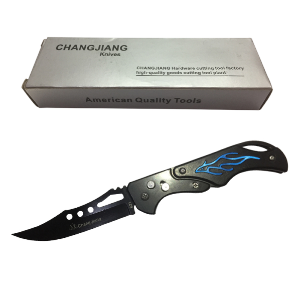 Changjiang Knives Alev Desenli  Çakı - Mavi