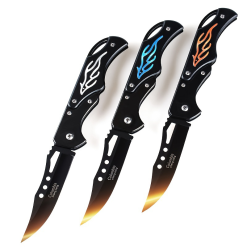 Alternative view of Changjiang Knives Alev Desenli Çakı - Turuncu