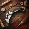Crkt Çakı Baracas Çakı Karambit Çakı Gümüş - CR6320