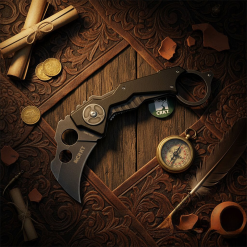 Crkt Çakı Baracas Çakı Karambit Çakı Outdoor Karambit Bıçak Çakı Siyah - QTR6320