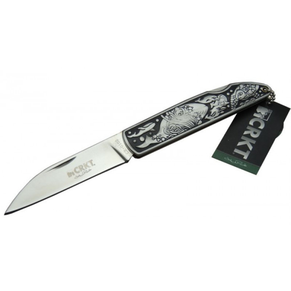 Crkt Çakı Denizaltı İşlemeli Desenli Çakı  - CR0102