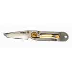 Crkt Çakı KİSS Polat Alemdar Çakı Gold Altın Deri Kılıflı 18 cm Bıçak Fuarı