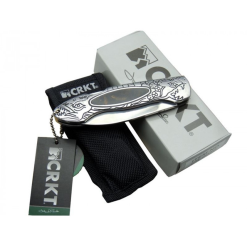 Alternative view of Crkt Çakı Kahve İşlemeli Desenli Çakı - CR0124