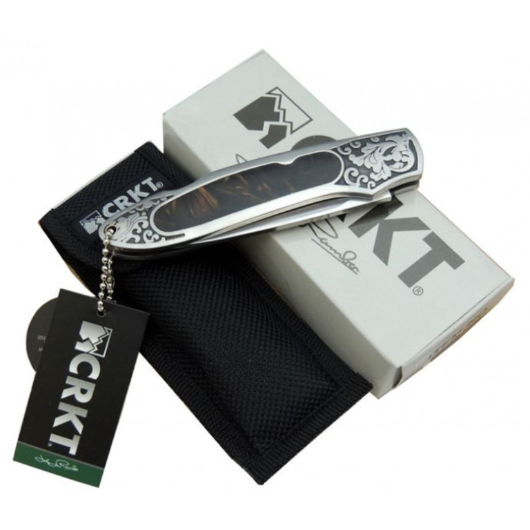 Crkt Cep Çakısı Kahve Gravürlü Çakı - CR0128 - Görsel 2