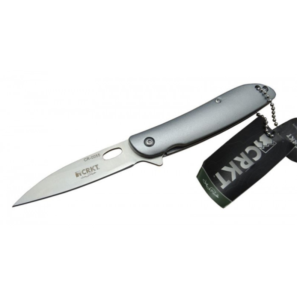 Crkt Gri Düz Kilitli Çakı - CR0055