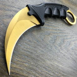 Csgo Karambit Gold Karambit Outdoor Altın Karambit Edc Karambit