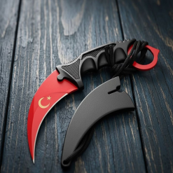 Csgo Karambit Türk Bayrağı Karambit Outdoor Karambit Edc Karambit
