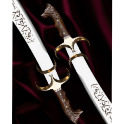 Alternative view of Kurt Başlı Zülfikar Kılıcı Hz.Ali Kılıcı 3 Hilal İşlemeli