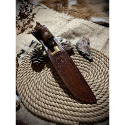 Alternative view of Kurt Başlı Av Bıçak Özel El Yapımı Özel İmalat