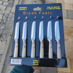 Meyve Bıçak El Yapımı Beyaz Renk