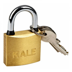 Kale Asma Kilit Sarı Gri Standart