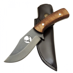 Geyik Motifli Av Bıçak El Yapımı Kılıflı