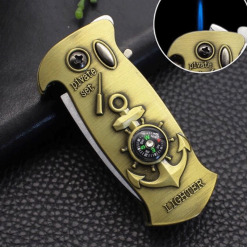 Kişiye Özel İsimli Pusulalı Çakılı Çakmak