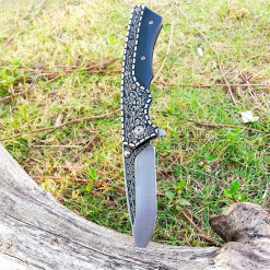 Böker Gravür İşlemeli Çakı Kamp Piknik Çakısı