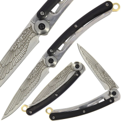 Deejo Kanatlı Çakı Cep Çakısı Lazer Gravürlü