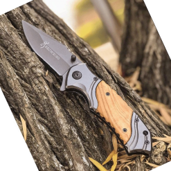 Alternative view of Browning Çakı Ahşap Metal Kabze Kamp Doğa Çakısı