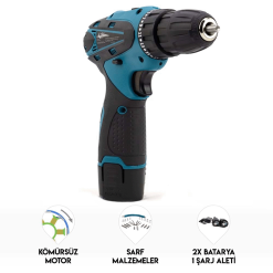 Alternative view of Dawreek Kutulu Setli Vidalama Aparatlı Matkap Seti