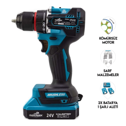 Dawreek Kutulu Setli Vidalama Aparatlı Matkap Seti Torklu