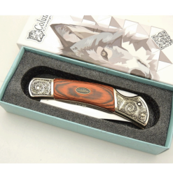 Alternative view of Columbia Nakışlı Pirinç Gravürlü İşlemeli Çakı Günlük Çakı