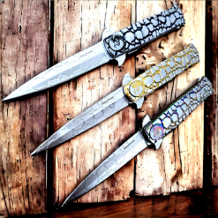 Sibirya Kobra Taş Desenli Çakı Tac Force Çakı Cobra Çakı
