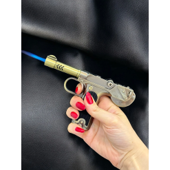 Kişiye Özel Metal Tabanca Şeklinde Çakmak