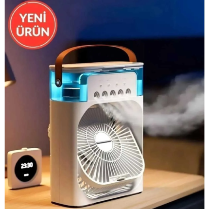 Pervaneli Ultrasonik Hava Nemlendirici Buhar Makinası Bebek Çocuk Odaları Için Fanlı