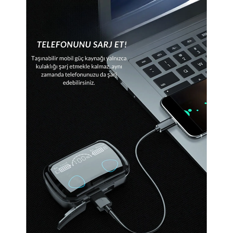 M10 Bluetooth Kulaklık V6 Wireless Kualklık - Görsel 6