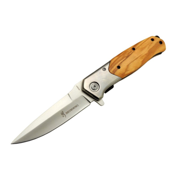 Browning Çakı Kayın Saplı Çakı Kabartmalı Çakı Outdoor Çakı - DA353H