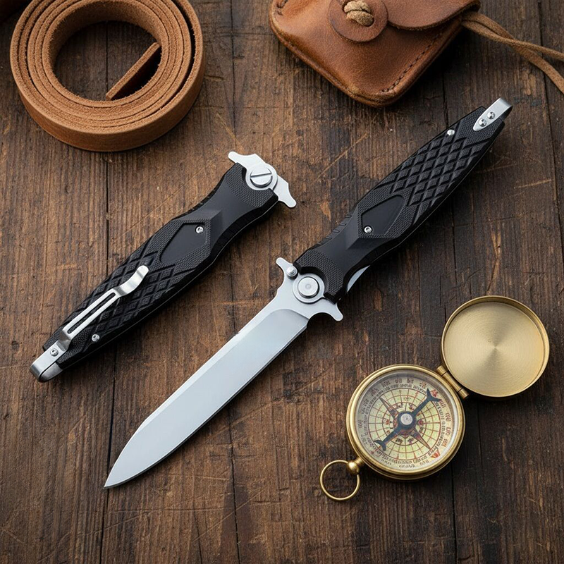 Haps Bugs D2 Large Çakı Kelebek Çakı Russian Knife NOX Serisi D2 Çakı - JH36 - Görsel 5